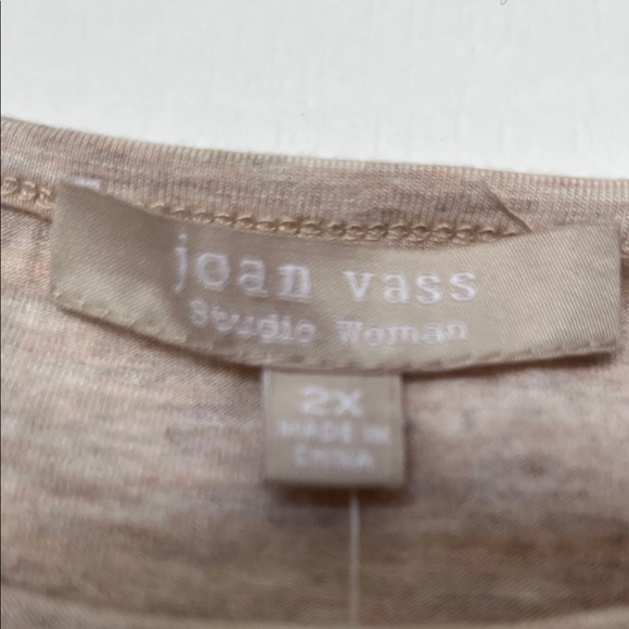 Joan Vass Beige Sleeveless Tunic - Picture 4 of 8